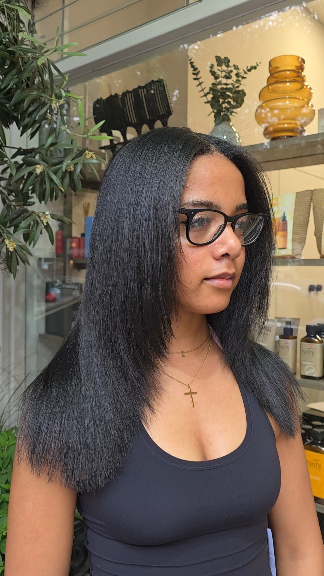 Glass Hair Straightening
